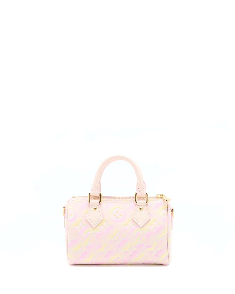 AAA Replica Louis Vuitton LV NANO SPEEDY MONOGRAM EMPREINTE MULTICOLOURE GHW
