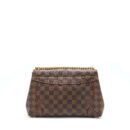 AAA Replica Louis Vuitton LV FLAP CHAIN BAG DAMIER EBENE GHW
