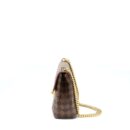 AAA Replica Louis Vuitton LV FLAP CHAIN BAG DAMIER EBENE GHW