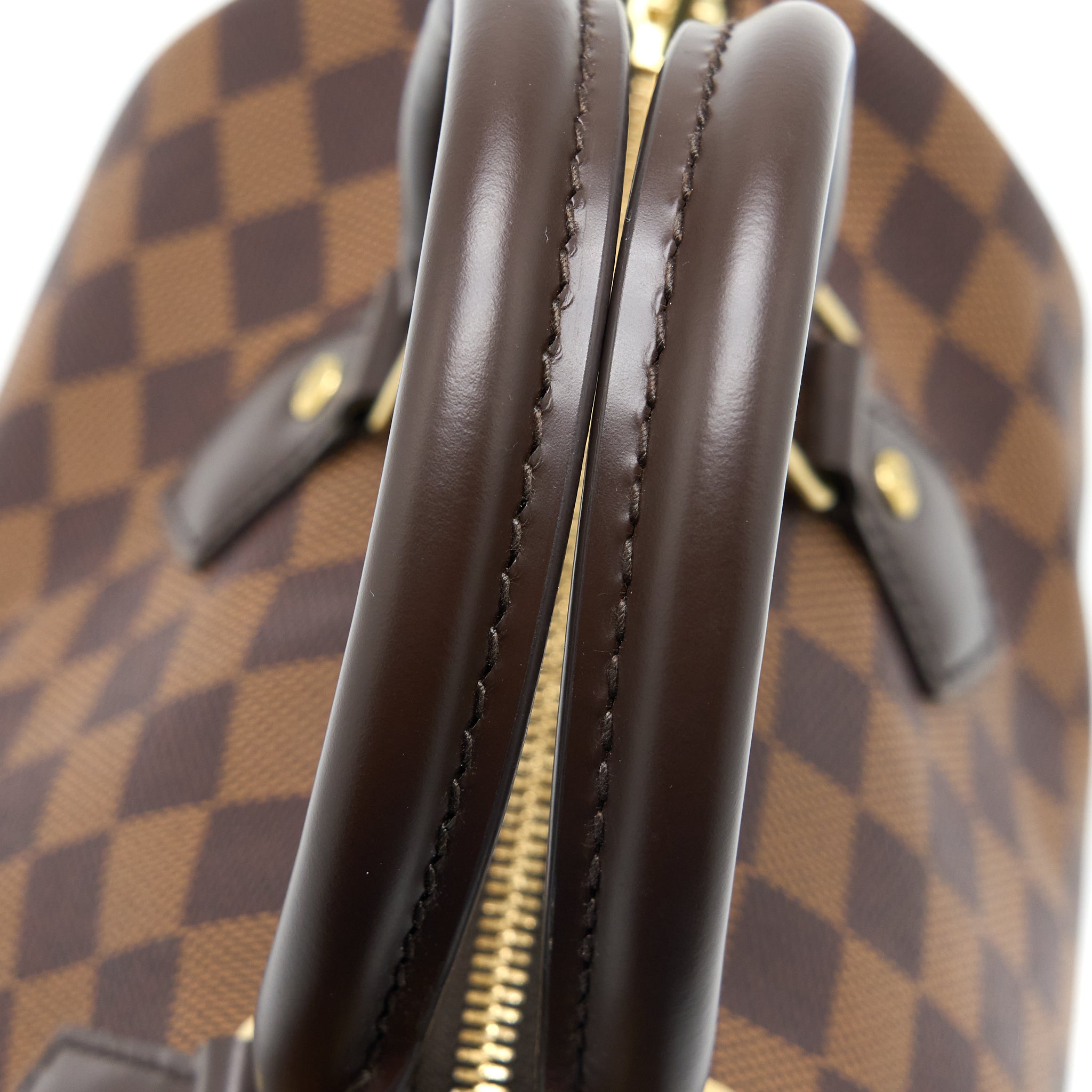 AAA Replica Louis Vuitton LV SPEEDY BANDOULIERE 25 DAMIER EBENE CANVAS GHW
