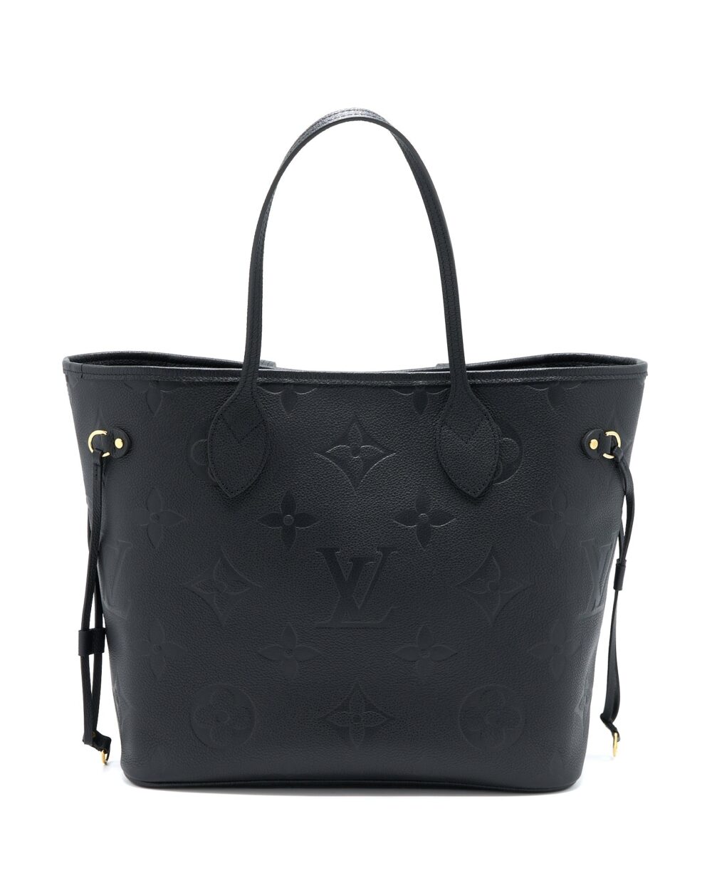 AAA Replica Louis Vuitton LV NEVERFULL MM MONOGRAM EMPREINTE BLACK GHW