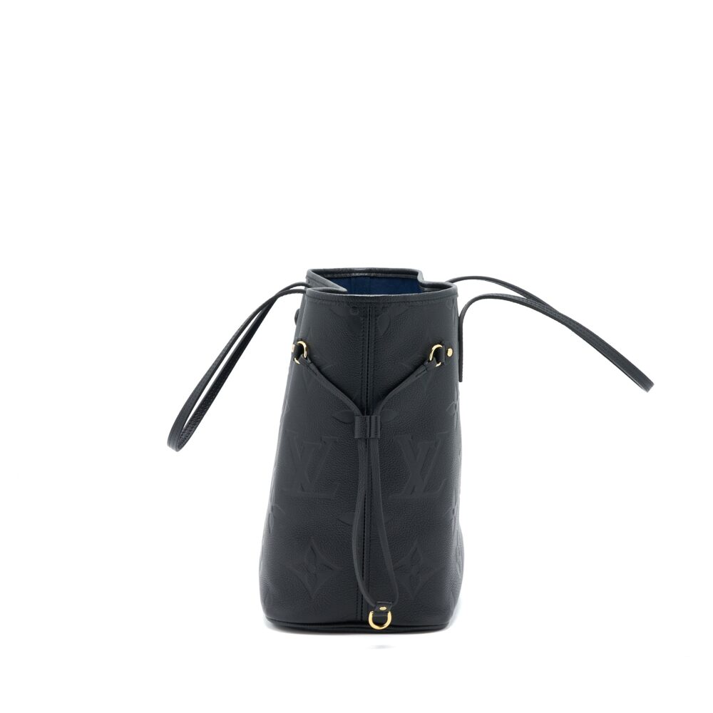 AAA Replica Louis Vuitton LV NEVERFULL MM MONOGRAM EMPREINTE BLACK GHW