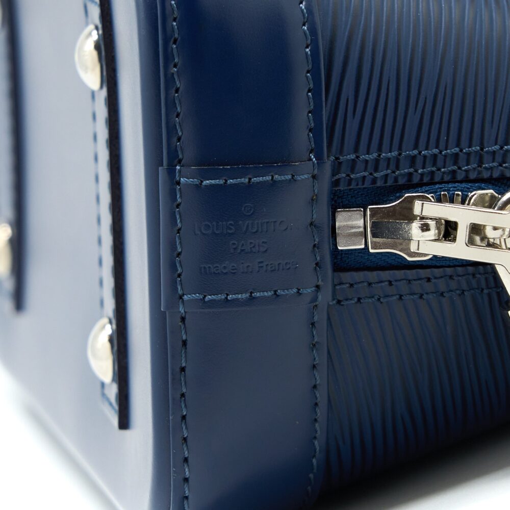 AAA Replica Louis Vuitton LV ALMA BB EPI INDIGO BLUE SHW