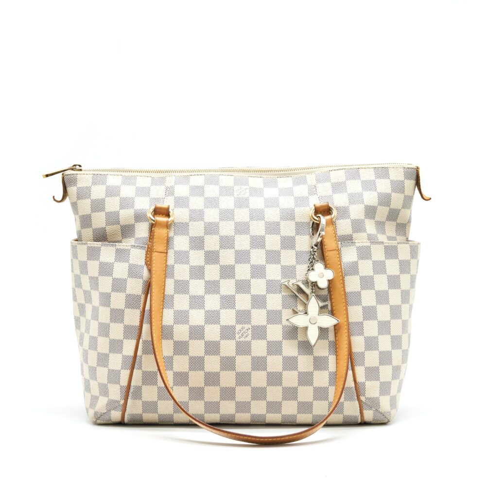 AAA Replica Louis Vuitton LV DAMIER AZUR TOTALLY MM SHOULDER BAG