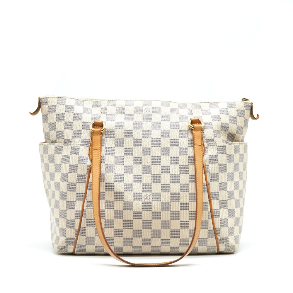 AAA Replica Louis Vuitton LV DAMIER AZUR TOTALLY MM SHOULDER BAG