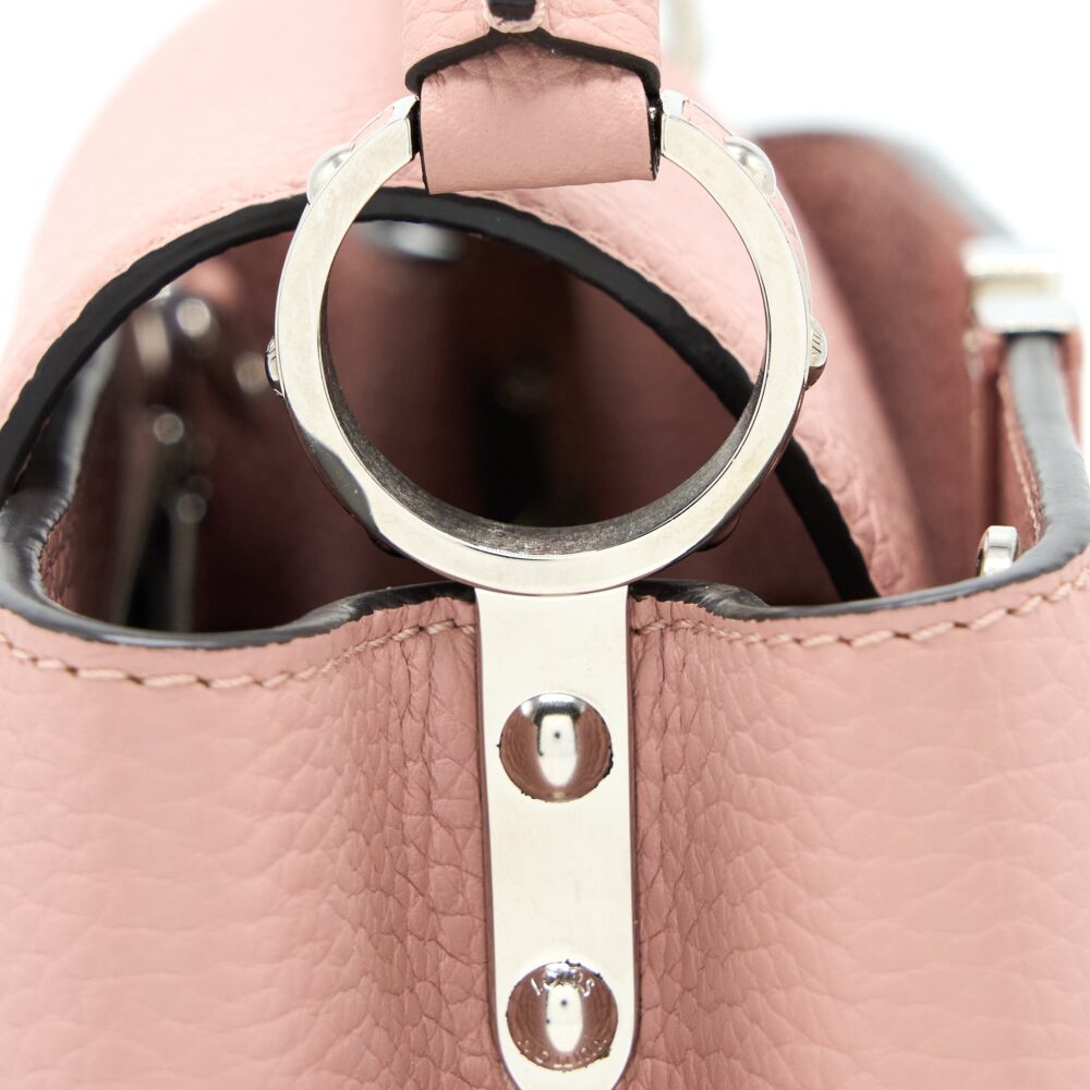 AAA Replica Louis Vuitton LV CAPUCINES BB TAURILLON MAGNOLIA SHW