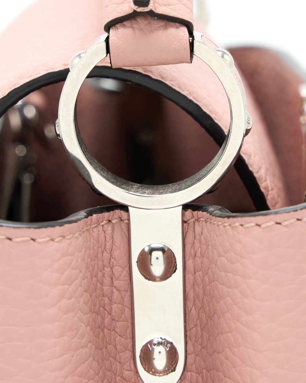 AAA Replica Louis Vuitton LV CAPUCINES BB TAURILLON MAGNOLIA SHW