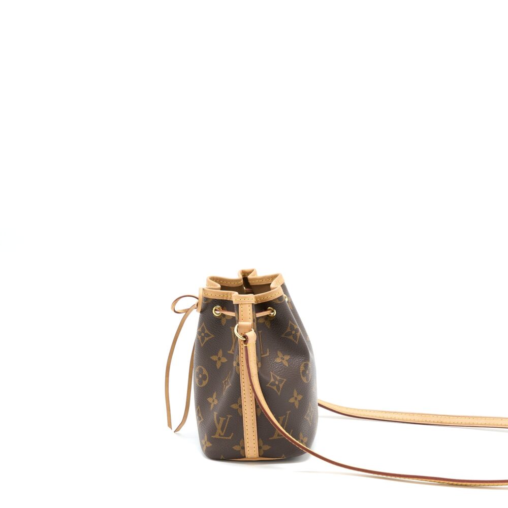 AAA Replica Louis Vuitton LV NANO NOE MONOGRAM CANVAS GHW