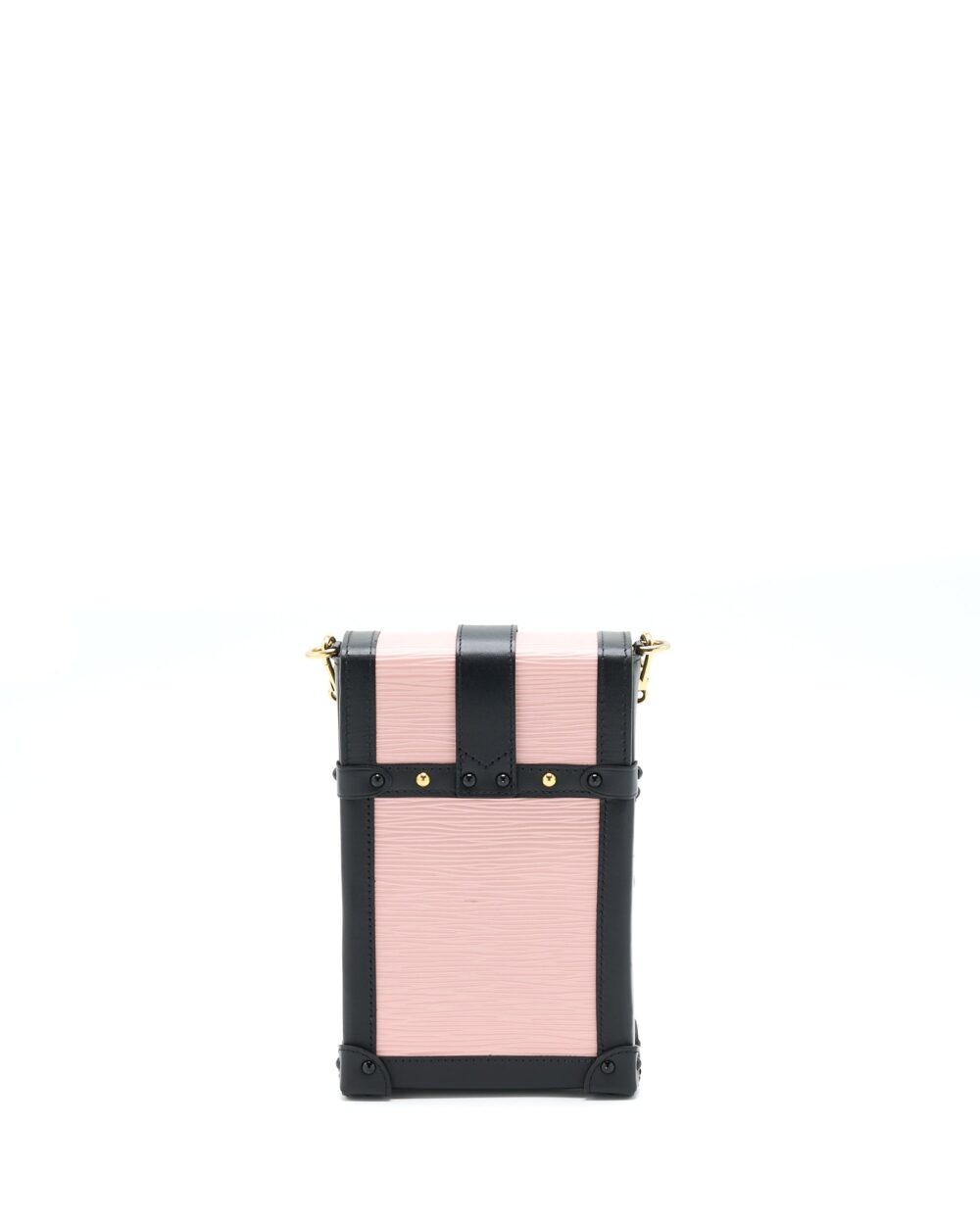 AAA Replica Louis Vuitton LV VERTICAL TRUNK POCHETTE EPI PINK GHW