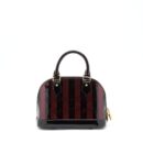 AAA Replica Louis Vuitton LV ALMA BB PATENT AMARANTE RAYE GHW
