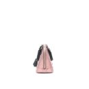 AAA Replica Louis Vuitton LV ALMA BB PATENT LEATHER METALLIC PINK WITH BLACK HANDLE SHW