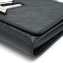 AAA Replica Louis Vuitton LV TWIST WALLET ON CHAIN BLACK SHW EPI LEATHER