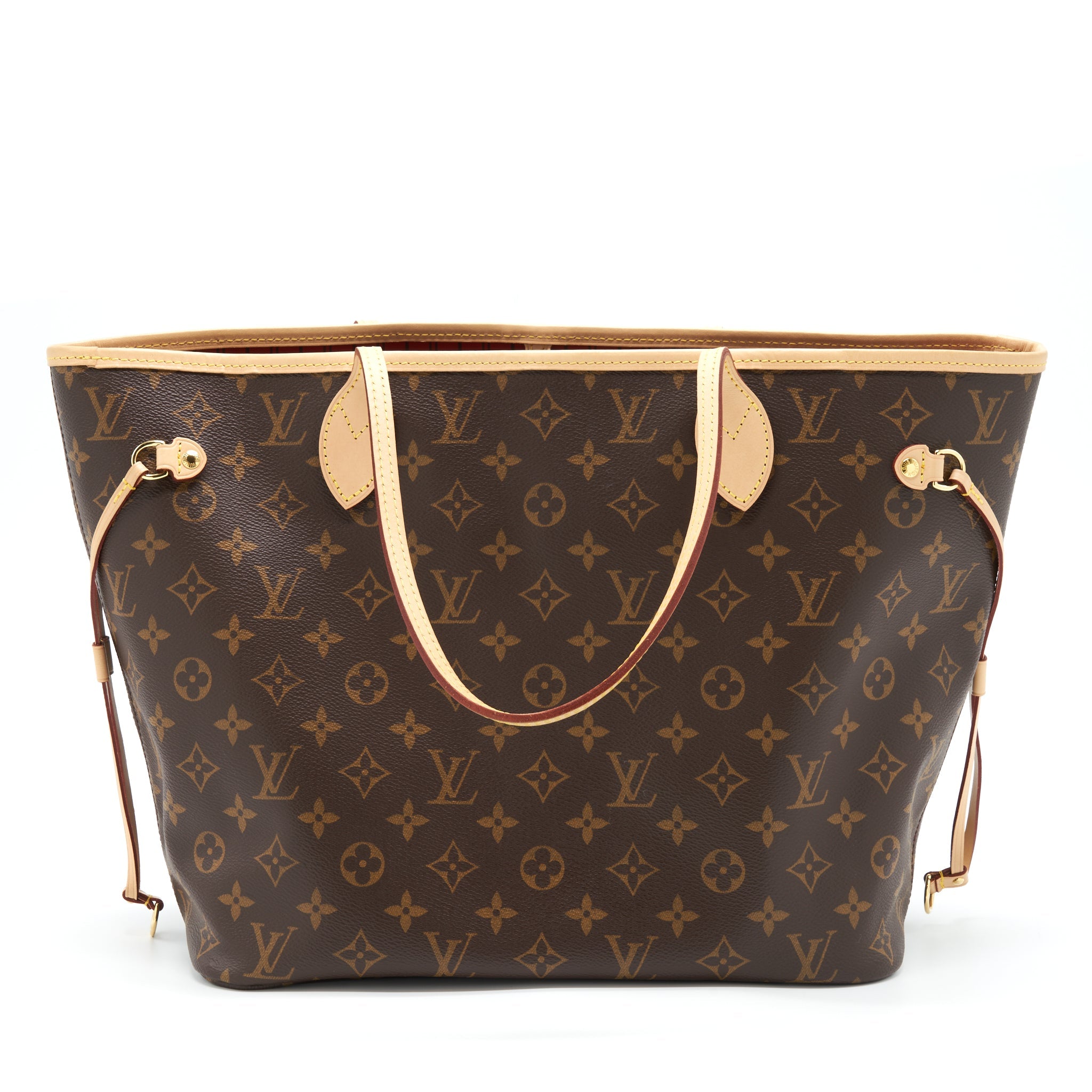 AAA Replica Louis Vuitton LV NEVERFULL CHERRY MM MONOGRAM CANVAS GHW