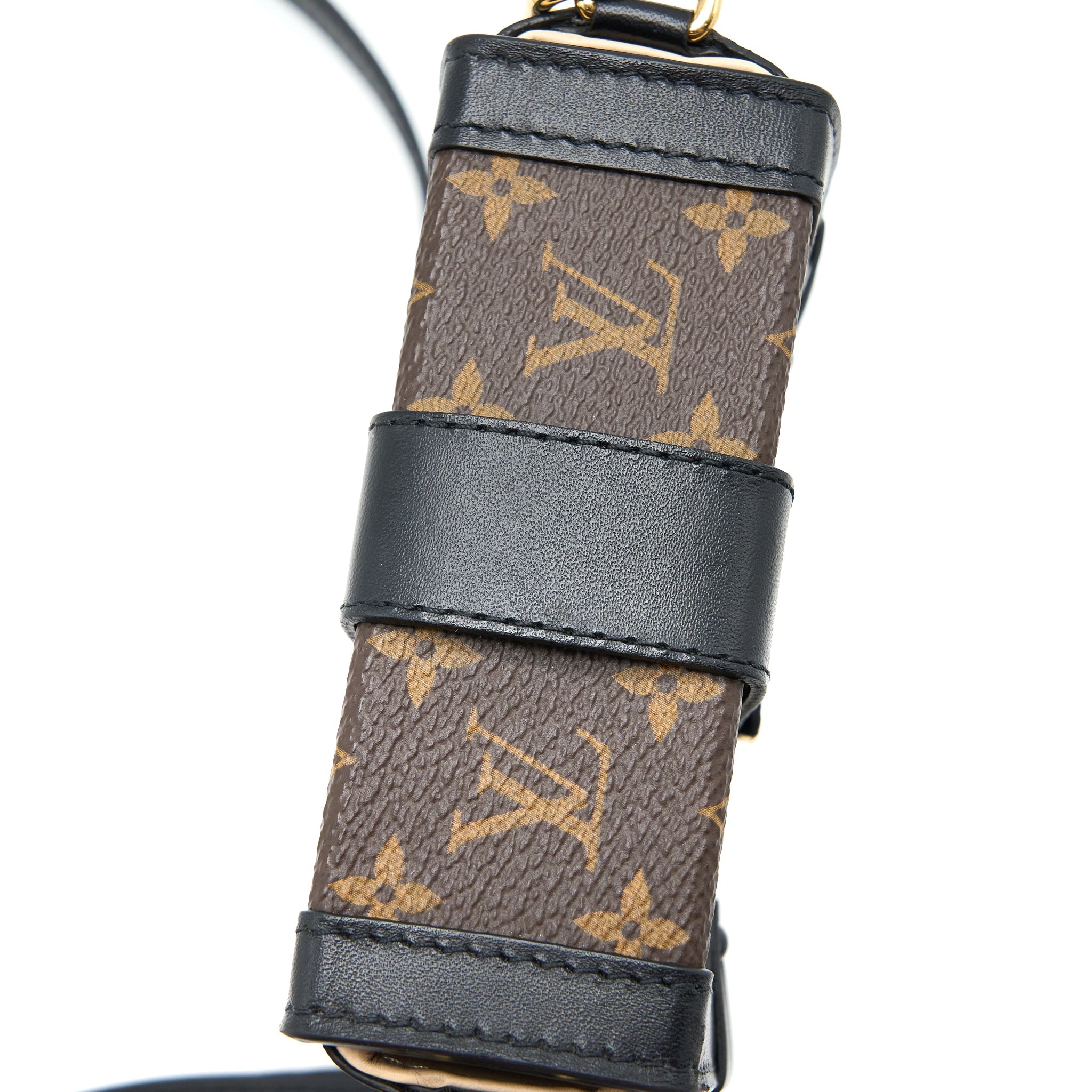AAA Replica Louis Vuitton LV VERTICAL TRUNK POCHETTE MONOGRAM CANVAS GHW