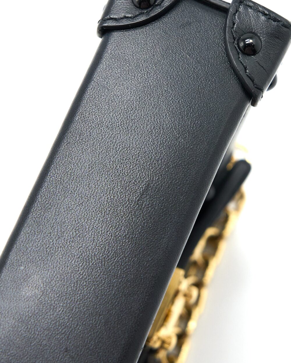 AAA Replica Louis Vuitton LV VERTICAL TRUNK POCHETTE MONOGRAM CANVAS GHW
