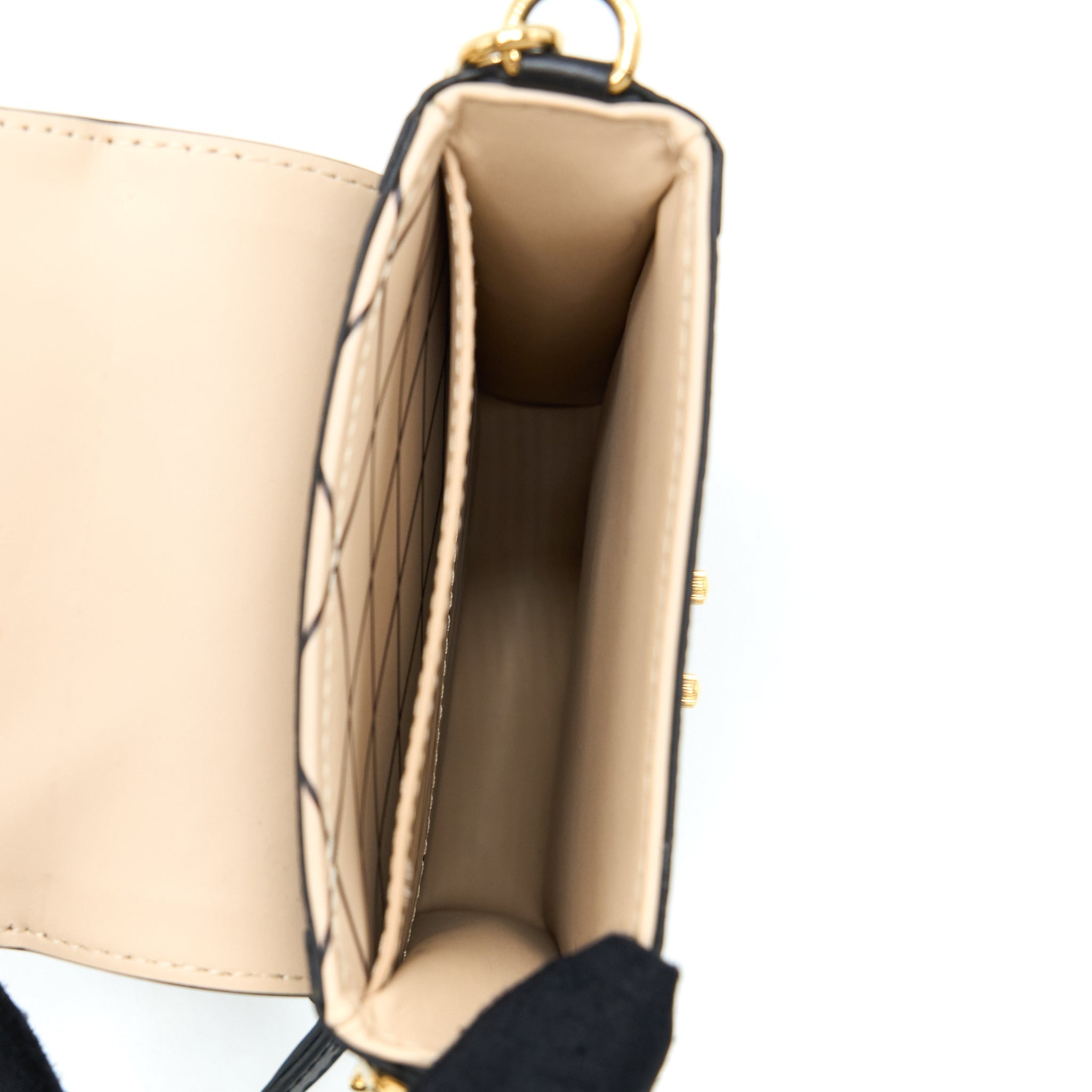 AAA Replica Louis Vuitton LV VERTICAL TRUNK POCHETTE MONOGRAM CANVAS GHW