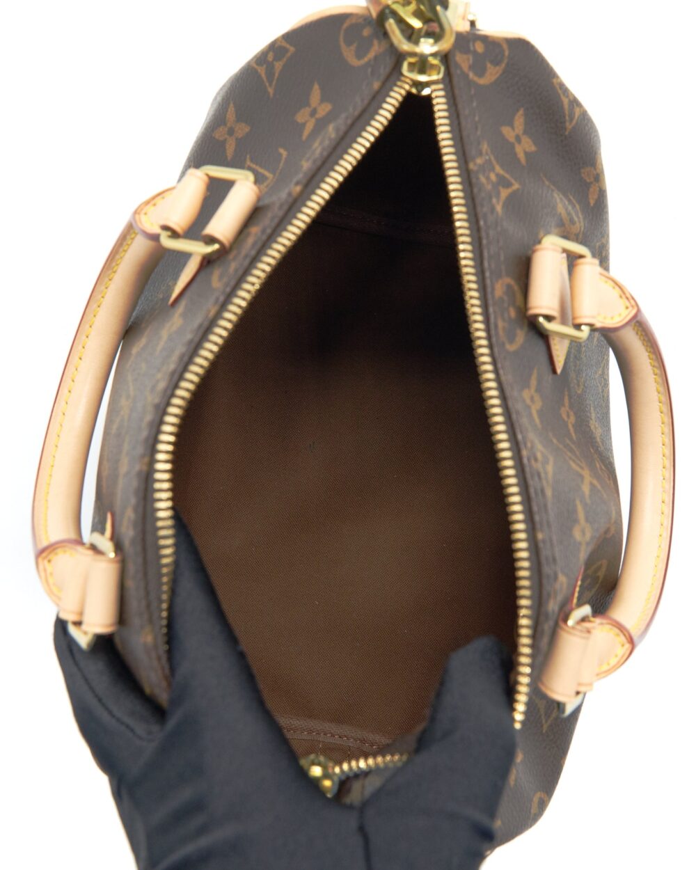 AAA Replica Louis Vuitton LV SPEEDY 25 BANDOULIERE MONOGRAM CANVAS
