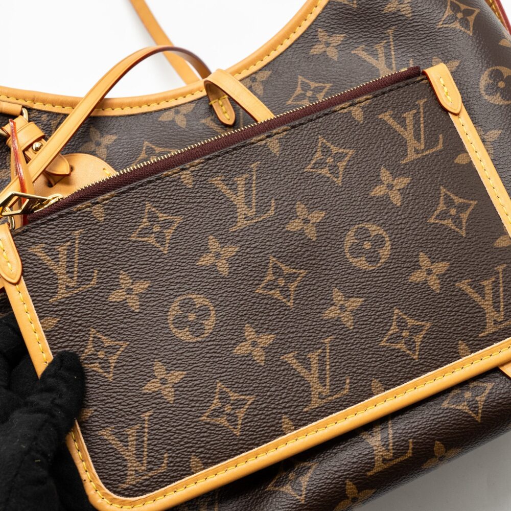 AAA Replica Louis Vuitton LV CARRYALL PM MONOGRAM CANVAS GHW(NEW VERSION)