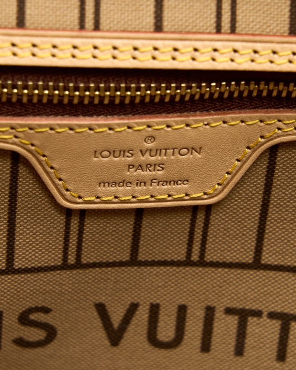 AAA Replica Louis Vuitton LV NEVERFULL MM MONOGRAM CANVAS / BEIGE LGHW