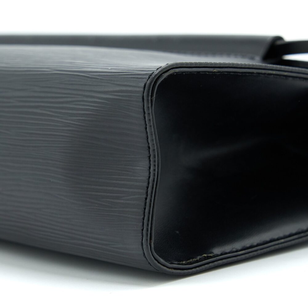 AAA Replica Louis Vuitton LV VINTAGE SHOULDER BAG EPI BLACK