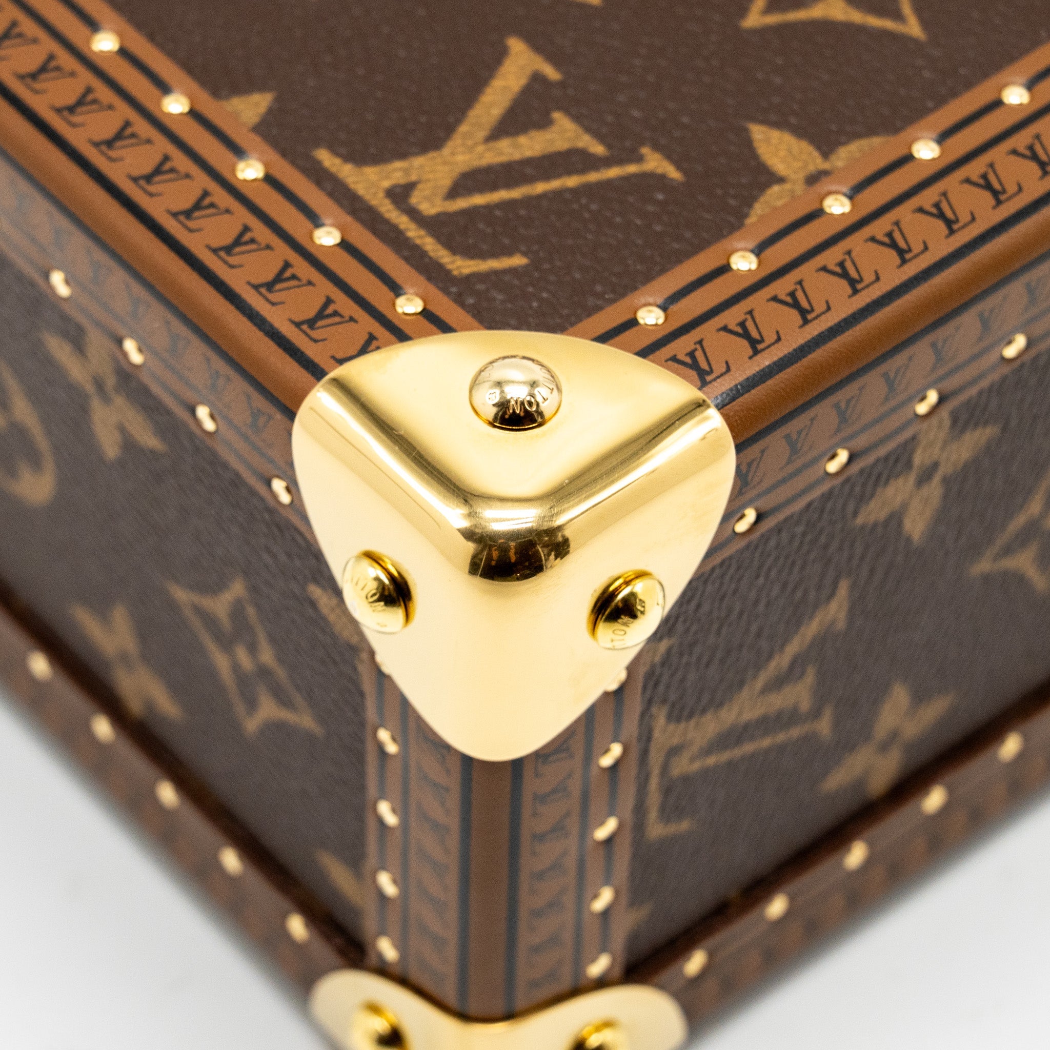 AAA Replica Louis Vuitton LV CAMERA BOX TRUNK MONOGRAM CANVAS/LEATHER GHW