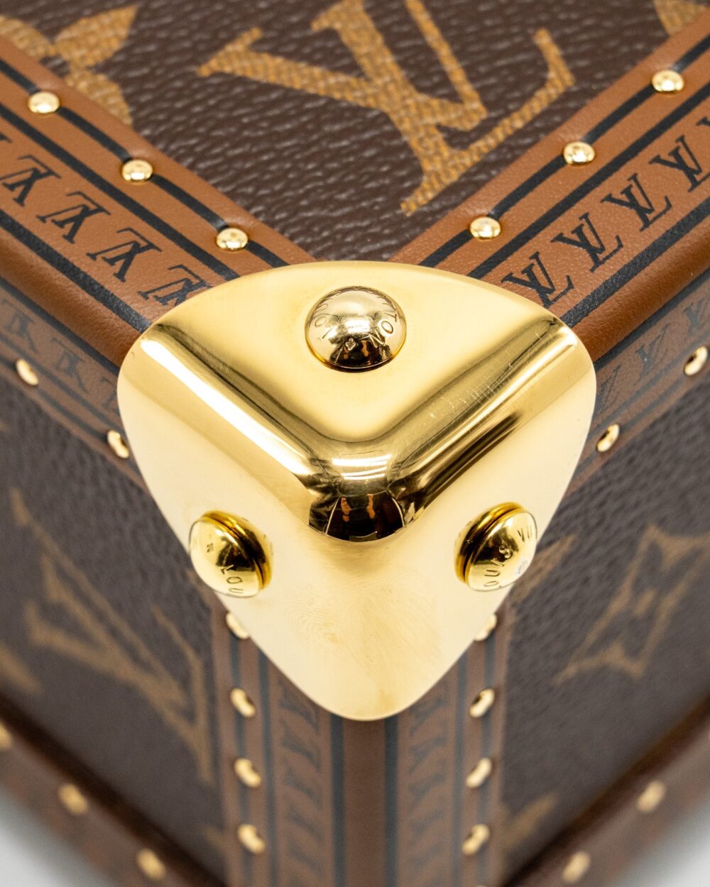 AAA Replica Louis Vuitton LV CAMERA BOX TRUNK MONOGRAM CANVAS/LEATHER GHW
