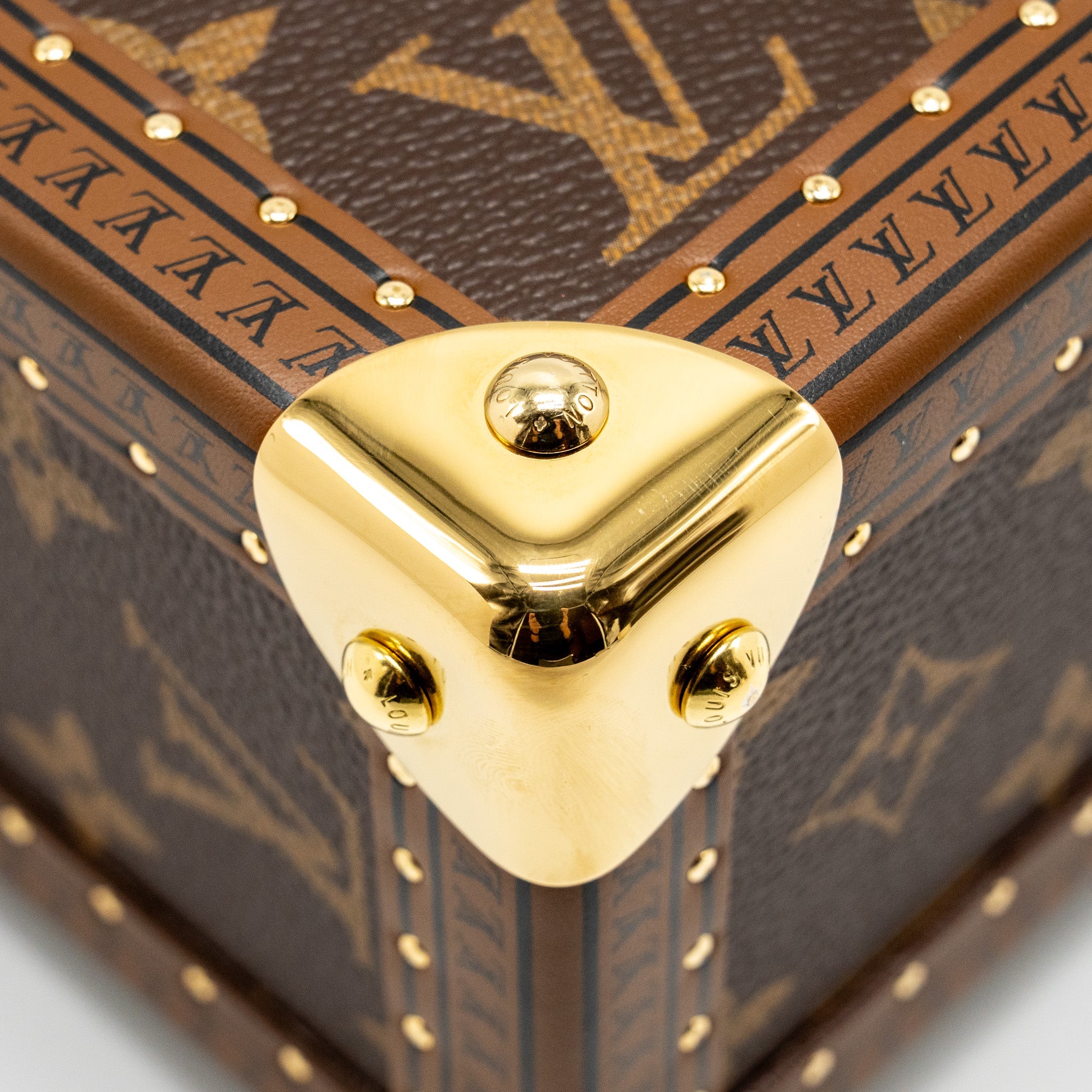 AAA Replica Louis Vuitton LV CAMERA BOX TRUNK MONOGRAM CANVAS/LEATHER GHW