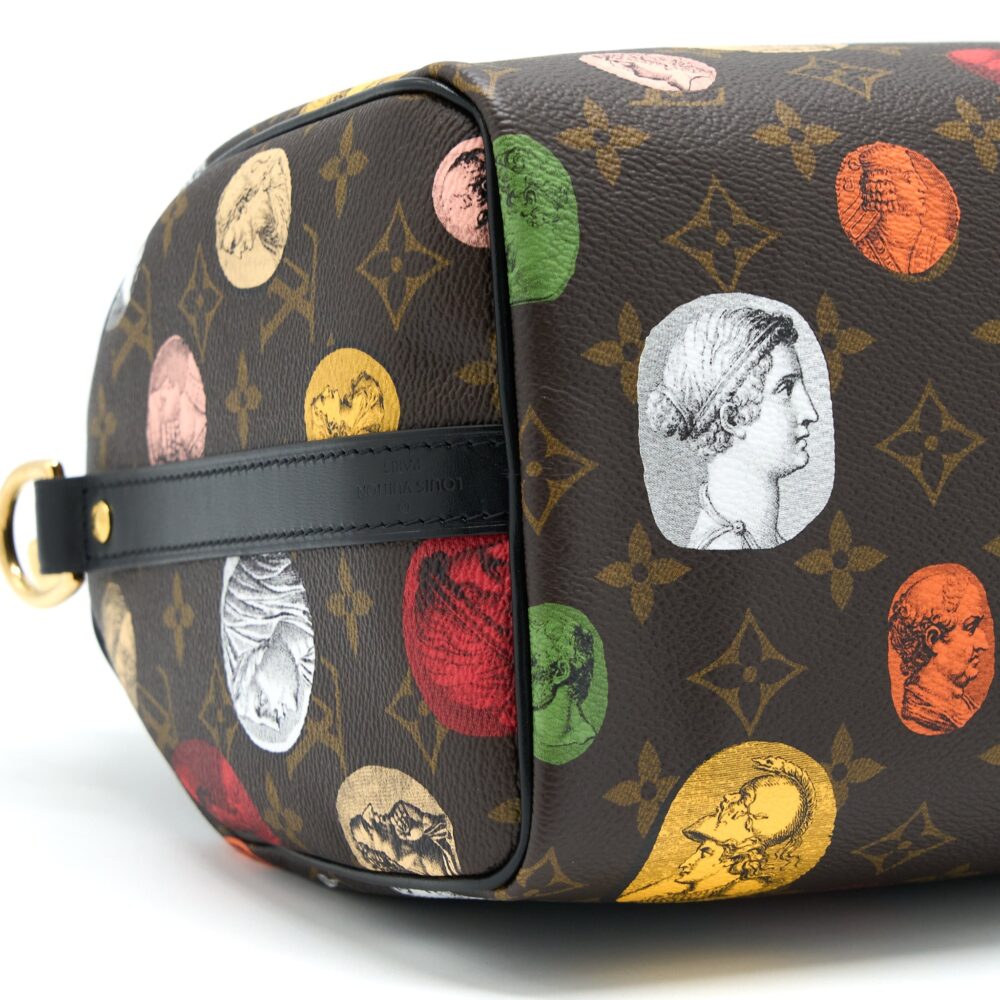 AAA Replica Louis Vuitton LV X FORNASETTI SPEEDY BANDOULIERE 25 MULTICOLOUR MONOGNRAM CANVAS GHW (NEW VERSION)