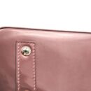 AAA Replica Louis Vuitton LV ALMA BB PATENT LEATHER METALLIC PINK WITH BLACK HANDLE SHW