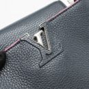 AAA Replica Louis Vuitton LV CAPUCINES BB TAURILLON NAVY SHW