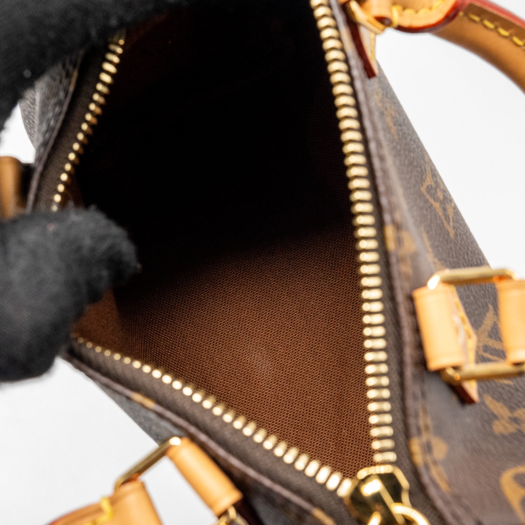 AAA Replica Louis Vuitton LV NANO SPEEDY MONOGRAM CANVAS GHW (NEW VERSION)