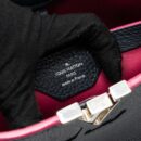 AAA Replica Louis Vuitton LV CAPUCINES BB TAURILLON NAVY SHW