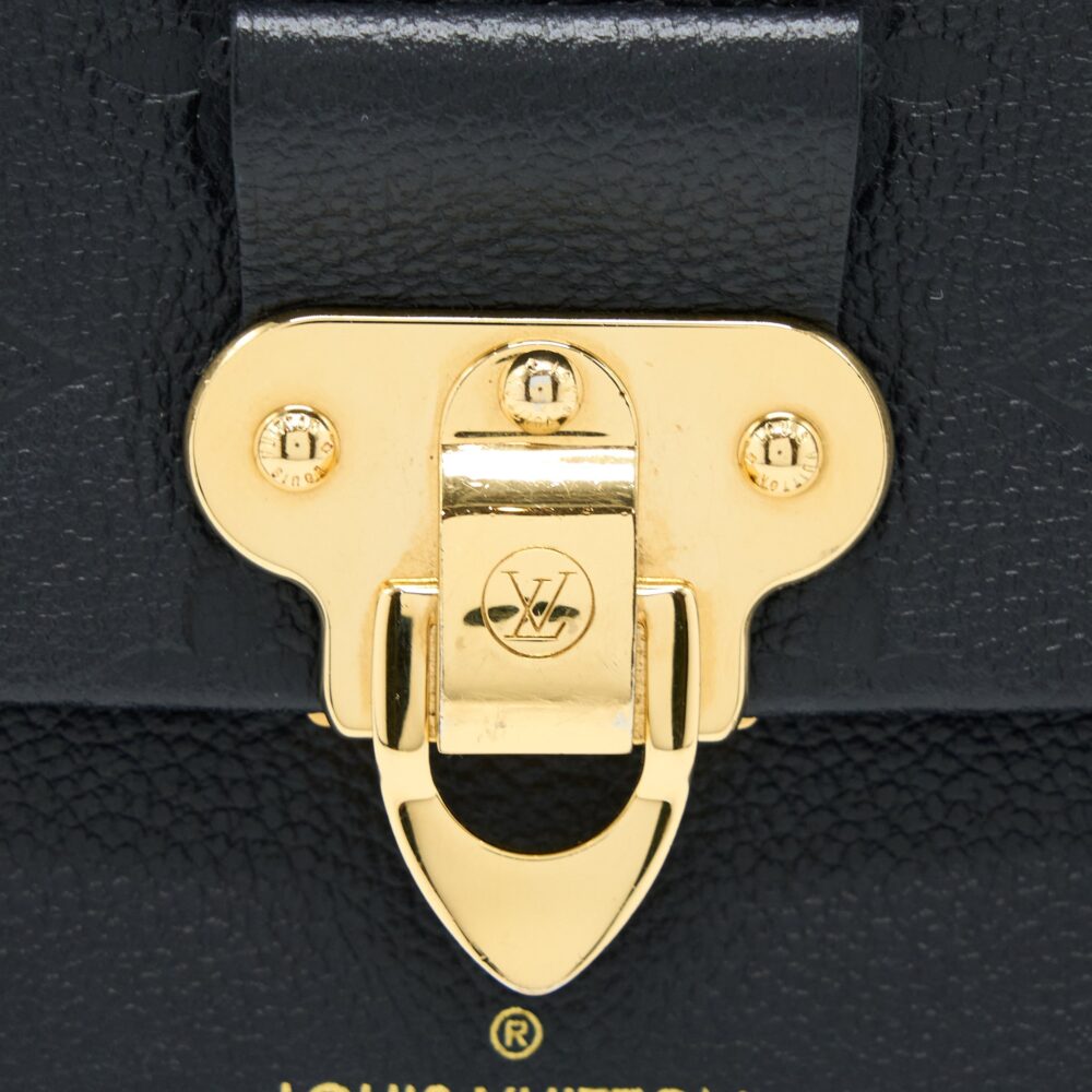 AAA Replica Louis Vuitton LV VAVIN BB MONOGRAM EMPREINTE BLACK GHW