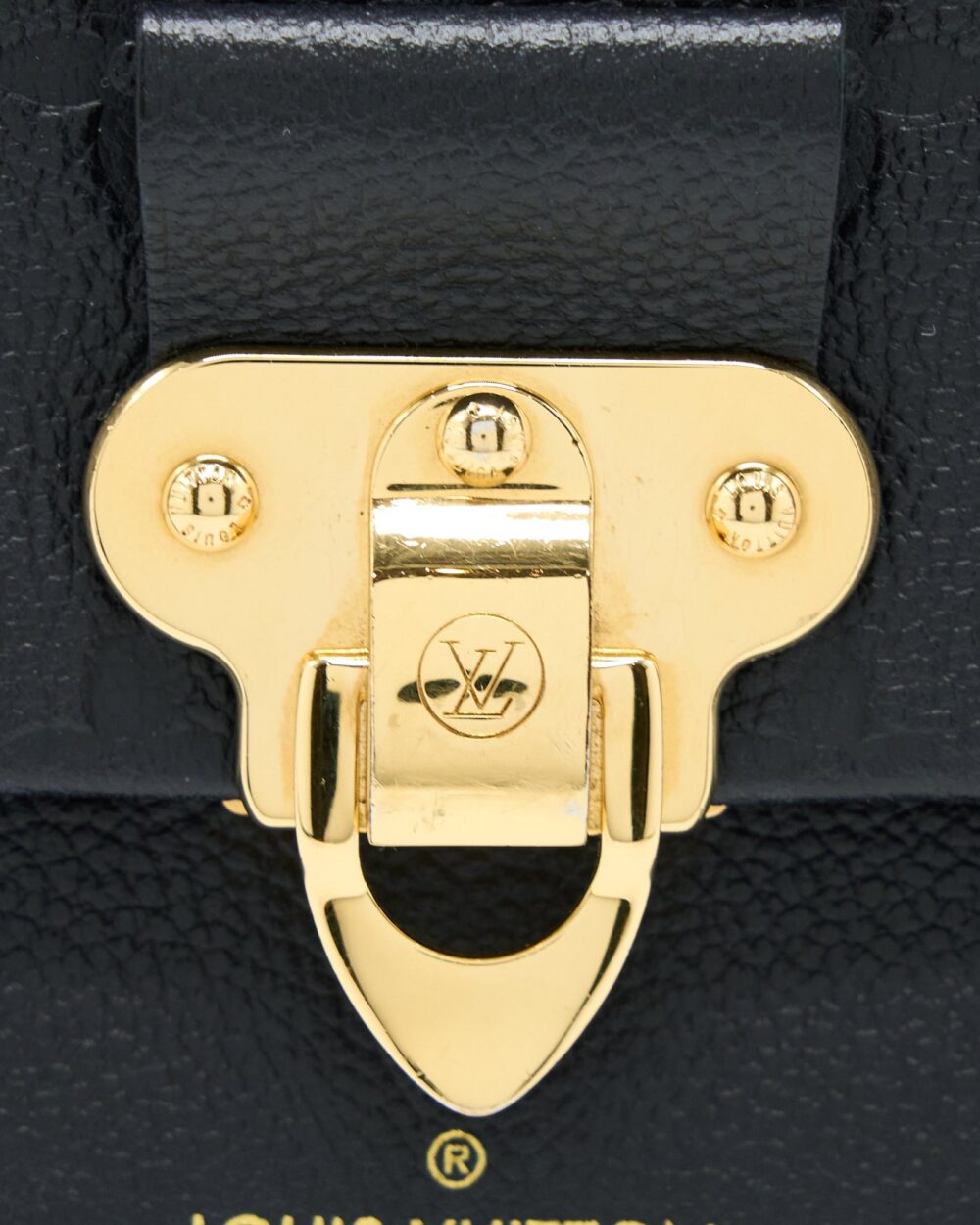 AAA Replica Louis Vuitton LV VAVIN BB MONOGRAM EMPREINTE BLACK GHW