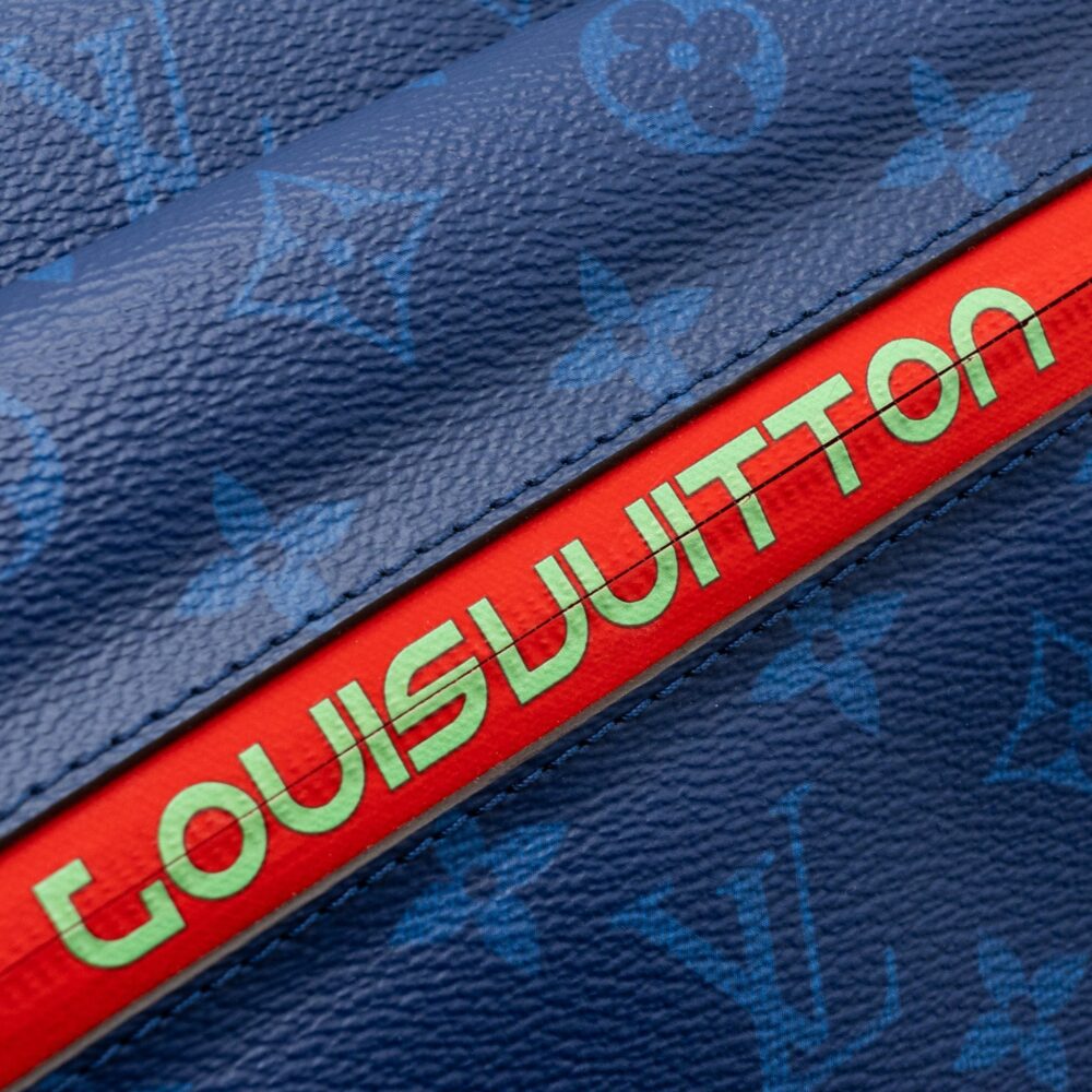 AAA Replica Louis Vuitton LV MESSENGER BAG MONOGRAM CANVAS PACIFIC BLUE/ MULTICOLOUR HARDWARE