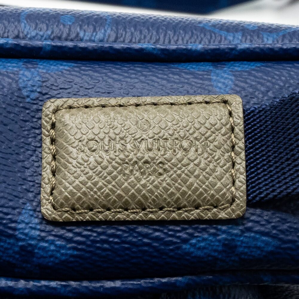 AAA Replica Louis Vuitton LV MESSENGER BAG MONOGRAM CANVAS PACIFIC BLUE/ MULTICOLOUR HARDWARE
