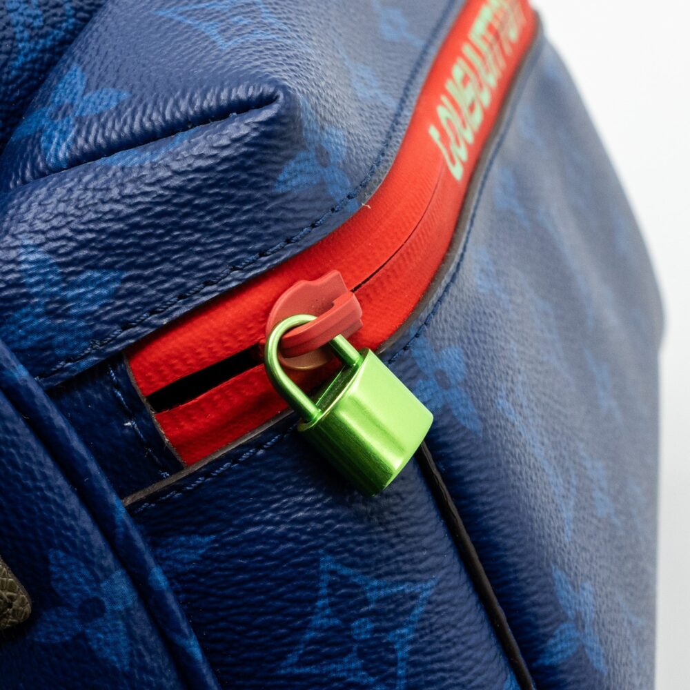 AAA Replica Louis Vuitton LV MESSENGER BAG MONOGRAM CANVAS PACIFIC BLUE/ MULTICOLOUR HARDWARE