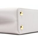 AAA Replica Louis Vuitton LV CAPUCINES BB BRUME GREY GOLD HARWARE WITH ABALONE-SHELL