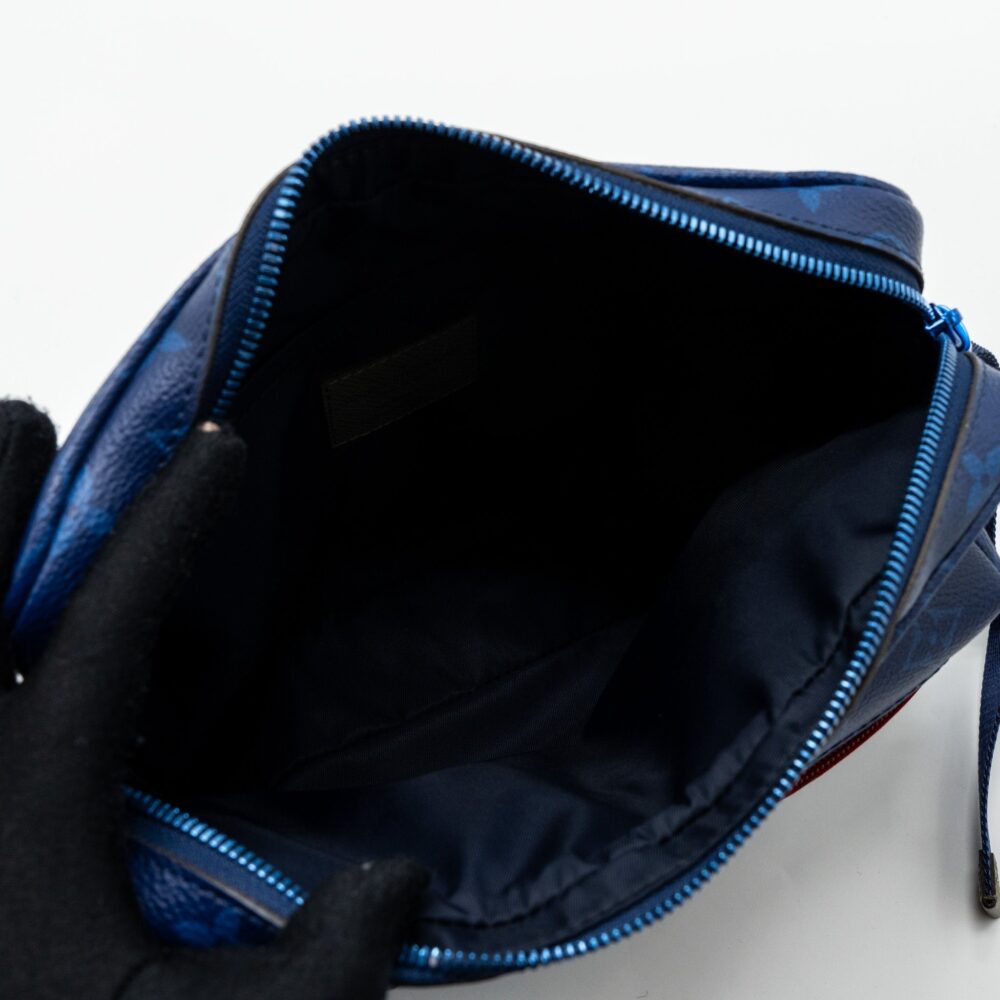 AAA Replica Louis Vuitton LV MESSENGER BAG MONOGRAM CANVAS PACIFIC BLUE/ MULTICOLOUR HARDWARE