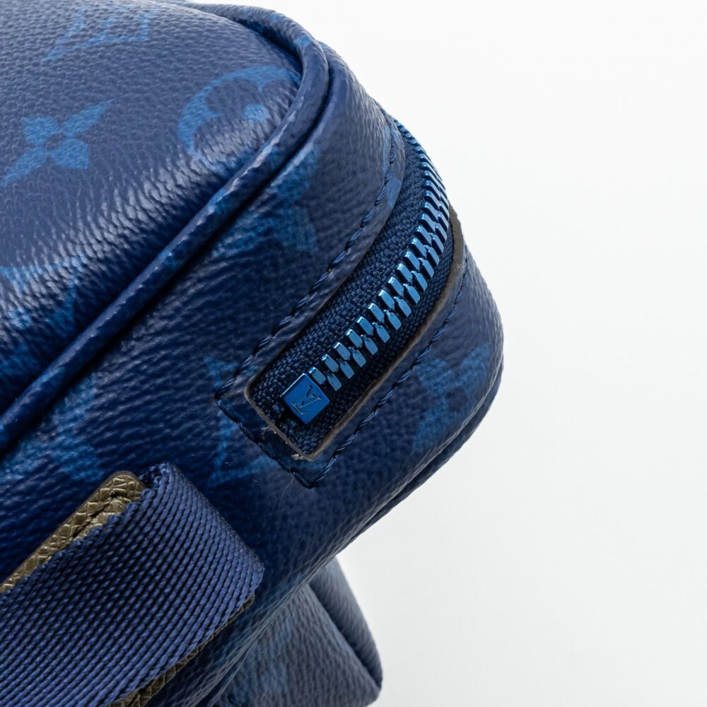 AAA Replica Louis Vuitton LV MESSENGER BAG MONOGRAM CANVAS PACIFIC BLUE/ MULTICOLOUR HARDWARE