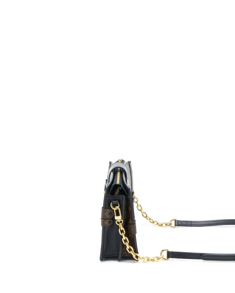 AAA Replica Louis Vuitton LV TRUNK CLUTCH MONOGRAM REVERSE CANVAS GHW