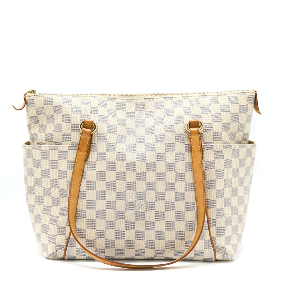 AAA Replica Louis Vuitton LV TOTALLY MM DAMIER AZUR GHW