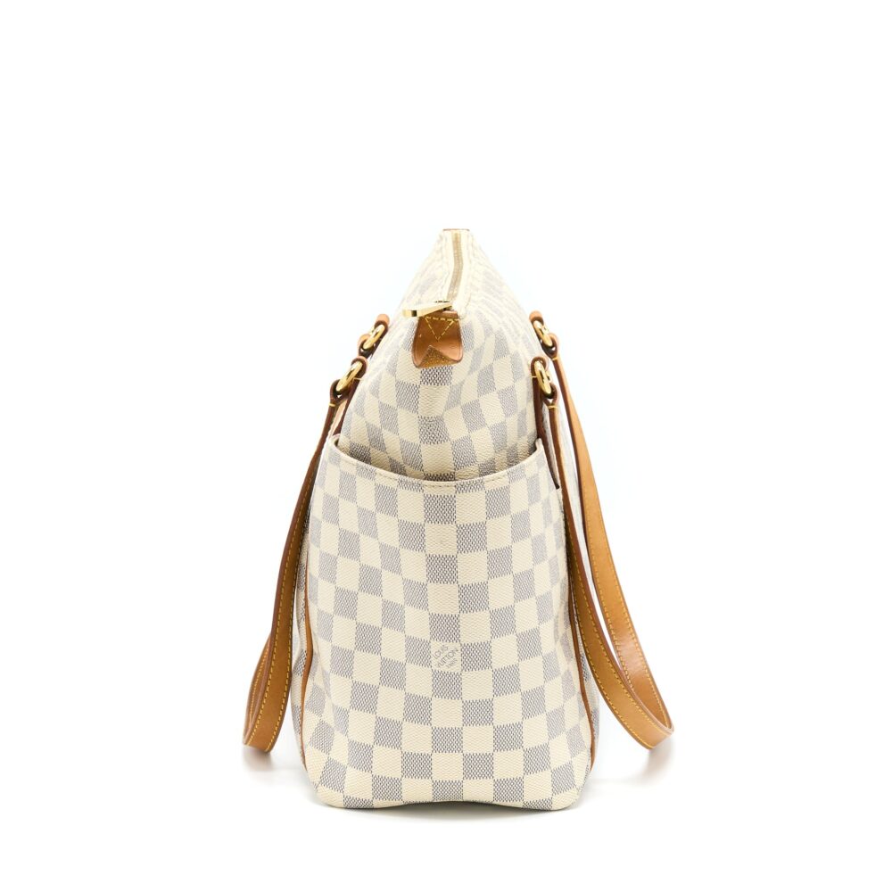 AAA Replica Louis Vuitton LV TOTALLY MM DAMIER AZUR GHW