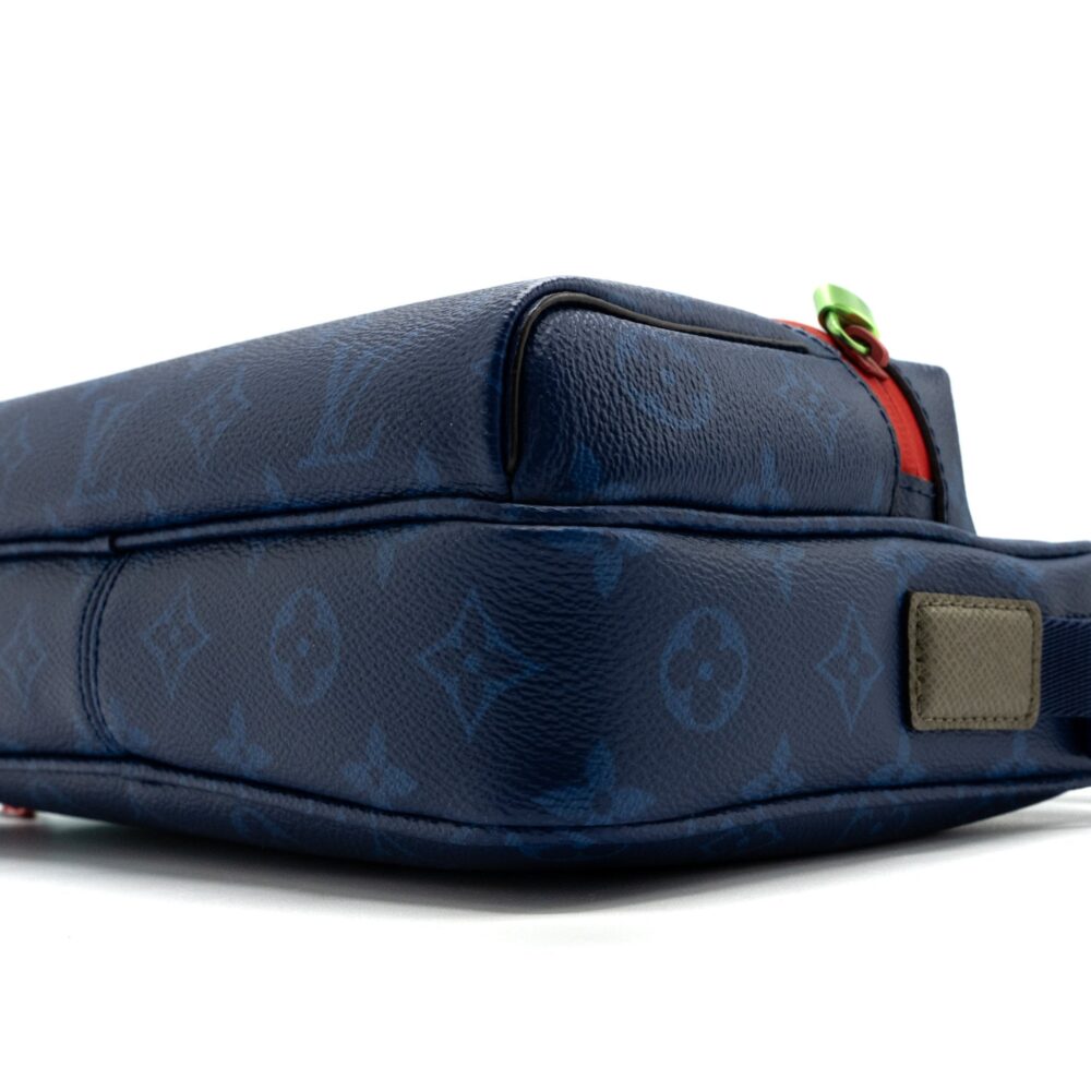 AAA Replica Louis Vuitton LV MESSENGER BAG MONOGRAM CANVAS PACIFIC BLUE/ MULTICOLOUR HARDWARE