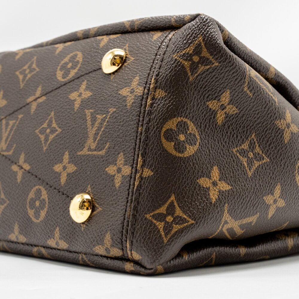 AAA Replica Louis Vuitton LV PALLAS TOTE BAG MONOGRAM CANVAS BROWN GHW