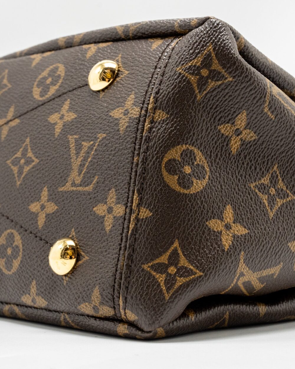 AAA Replica Louis Vuitton LV PALLAS TOTE BAG MONOGRAM CANVAS BROWN GHW