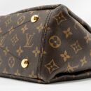 AAA Replica Louis Vuitton LV PALLAS TOTE BAG MONOGRAM CANVAS BROWN GHW