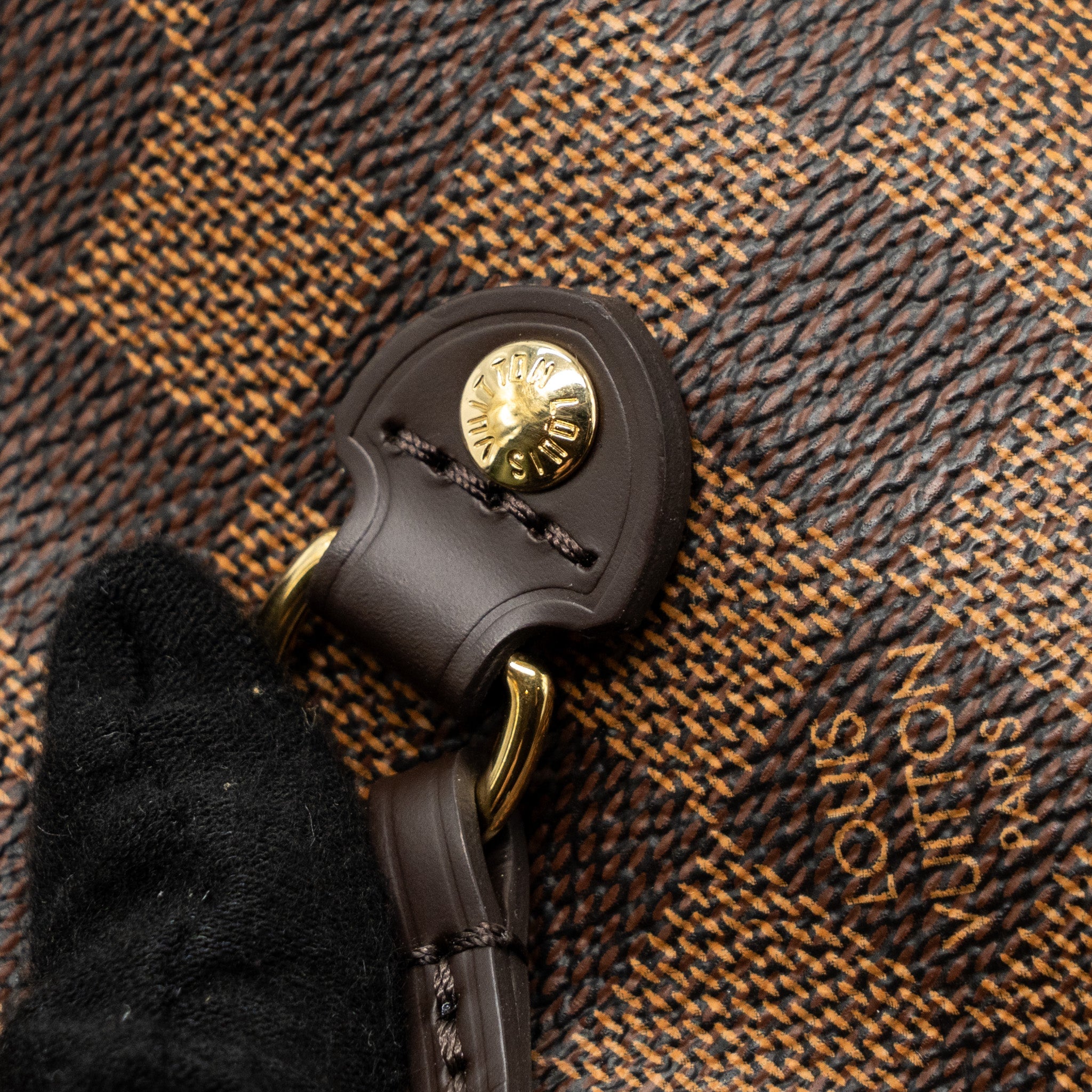 AAA Replica Louis Vuitton LV NEVERFULL MM MONOGRAM DAMIER EBENE CANVAS / ROSE BALLERINA GHW