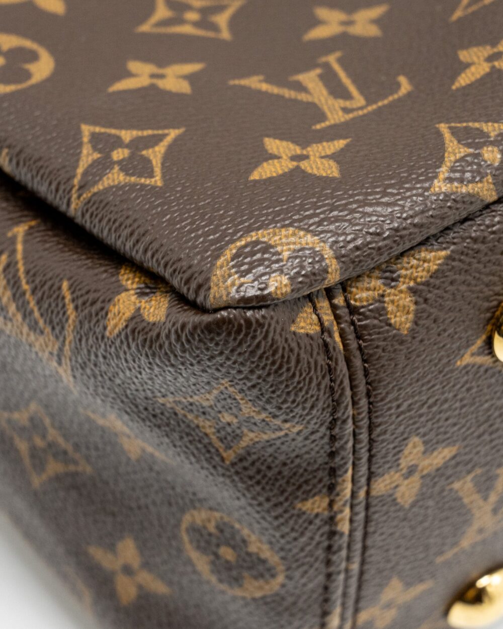 AAA Replica Louis Vuitton LV PALLAS TOTE BAG MONOGRAM CANVAS BROWN GHW
