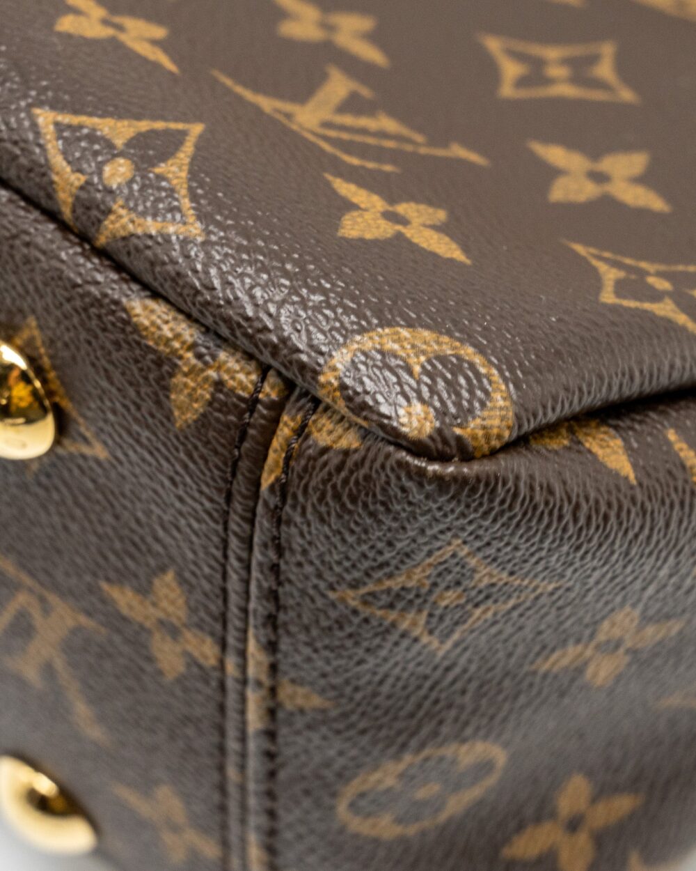 AAA Replica Louis Vuitton LV PALLAS TOTE BAG MONOGRAM CANVAS BROWN GHW